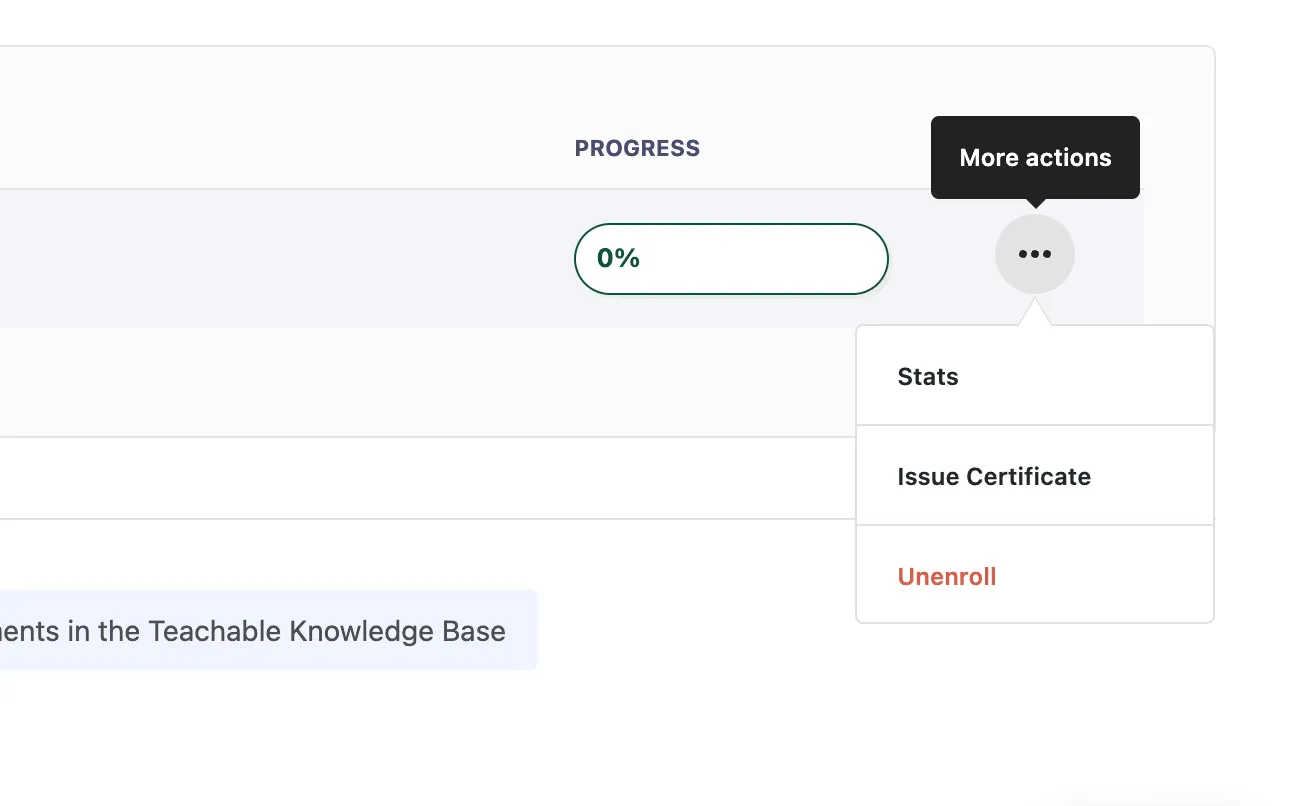 Teachable certificates manual issuance